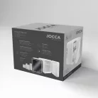 JOCCA 2400 Beauty 4L kozmetikai mini hűtő, hordozható autós + hálózati 12V / 230V 4 literes mini termoelektromos hűtőszekrény LED-es tükörrel, sminktükör ajtóval