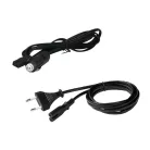 JOCCA 2400 Beauty 4L kozmetikai mini hűtő, hordozható autós + hálózati 12V / 230V 4 literes mini termoelektromos hűtőszekrény LED-es tükörrel, sminktükör ajtóval