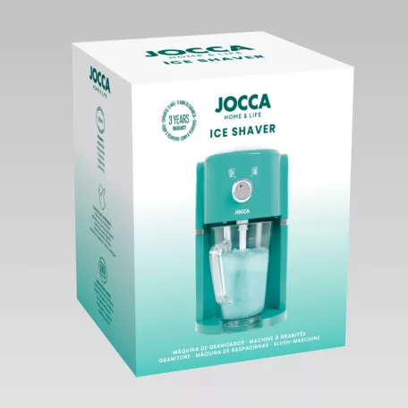 Jocca 2728 Ice Shaver jégkása készítő gép, 30W 1.1L jégkocka daráló mixer, jégkásakészítő gép, zöld