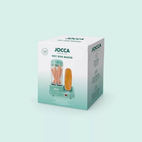 JOCCA 7309TQ Hot-Dog készítő és tojásfőző 350W, 6 db virsli | 4 tojás | 1 kifli egyidejű elkészítéséhez