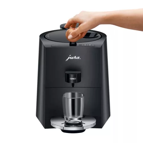 JURA ONO Coffee Black 15505 Automata kávéfőző 1450W, 15 bar, 0.95L víztartály, intelligens előmelegítő egységgel, fekete