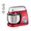   Clatronic / Bomann kompakt 1000W 5L  piros / ezüst konyhai robotgép, dagasztógép, habverő (KM 6009 CB / KM 3709)