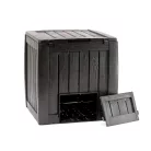Curver KETER DECO Composter 340L barna műanyag kerti komposztáló láda aljzattal, 340 literes 74 x 72 x 70 cm komposzt tároló