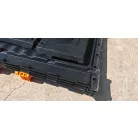 BONTOTT, használt Curver KETER Eco Composter 320L fekete műanyag kerti komposztáló láda, 320 literes 65 x 65 x 75 cm komposzt tároló (elállási joggal visszavett)