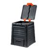   Curver KETER Eco Composter 320L fekete műanyag kerti komposztáló láda, 320 literes 65 x 65 x 75 cm komposzt tároló