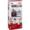   Klein 7199 Miele játék fa konyha,  70 x 30 x 91 cm elektromos játék babakonyha pakolható, világító sütővel, mikróval, mosogatóval és hangot adó főzőlappal