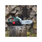 Klein Bosch 8399 Chainsaw Mini JÁTÉK akkus (elektromos) láncfűrész, fény- és hanghatásokkal, levehető láncvezetővel, elemes működéssel