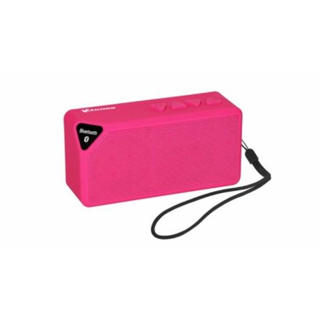 LAB-31 LB-BTS03 SOLO Pink / Zöld Bluetooth hangszóró MicroSD TF memóriakártya foglalattal, cserélhető BL-5C akkuval (akku nélkül)