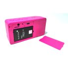 LAB-31 LB-BTS03 SOLO Pink / Zöld Bluetooth hangszóró MicroSD TF memóriakártya foglalattal, cserélhető BL-5C akkuval (akku nélkül)