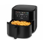 Linea LAFDH-0687 XXL 1700W 6L Dual Heat digitális Air Fryer, légkeveréses olajmentes sütő, Airfryer olajsütő, fritőz alsó és felső fűtőszállal, 8 programmal