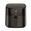   Linea LAFDH-0687 XXL 1700W 6L Dual Heat digitális Air Fryer, légkeveréses olajmentes sütő, Airfryer olajsütő, fritőz alsó és felső fűtőszállal, 8 programmal