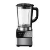   Misura LB-6110B inox (nemesacél) 800W 1,5L álló mixer, üveg kelyhes digitális turmixgép, Smoothie Maker, 6 beépített programmal, automatikus tisztítás funkcióval