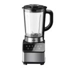Misura LB-6110B inox (nemesacél) 800W 1,5L álló mixer, üveg kelyhes digitális turmixgép, Smoothie Maker, 6 beépített programmal, automatikus tisztítás funkcióval