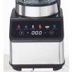   Misura LB-6110B inox (nemesacél) 800W 1,5L álló mixer, üveg kelyhes digitális turmixgép, Smoothie Maker, 6 beépített programmal, automatikus tisztítás funkcióval