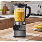 Misura LB-6110B inox (nemesacél) 800W 1,5L álló mixer, üveg kelyhes digitális turmixgép, Smoothie Maker, 6 beépített programmal, automatikus tisztítás funkcióval