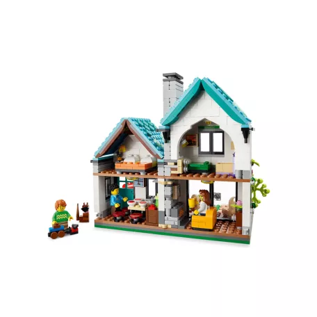 LEGO® Creator 3 az 1-ben Otthonos ház, 3 in 1 Családi ház, tóparti ház, toronyház, 808 elemű építőkocka készlet (LEGO 31139)