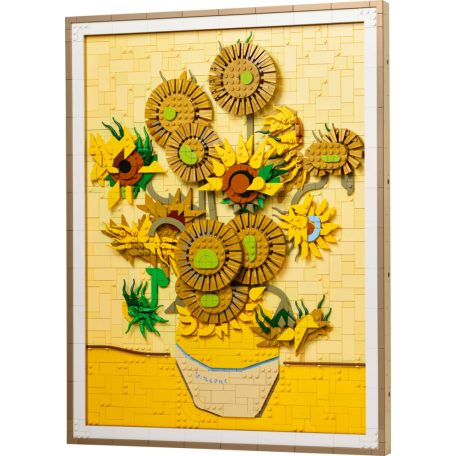 LEGO® Art 31215 - Vincent van Gogh: Napraforgók 2615 elemű építőkocka készlet, melyből 54 x 41 x 5 cm 3 dimeziós fali kép készíthető