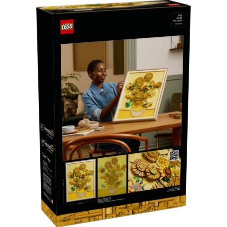 LEGO® Art 31215 - Vincent van Gogh: Napraforgók 2615 elemű építőkocka készlet, melyből 54 x 41 x 5 cm 3 dimeziós fali kép készíthető
