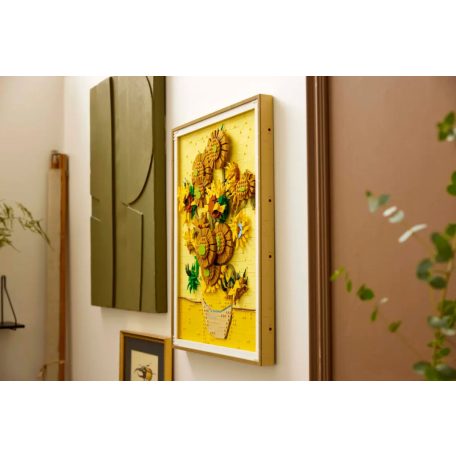 LEGO® Art 31215 - Vincent van Gogh: Napraforgók 2615 elemű építőkocka készlet, melyből 54 x 41 x 5 cm 3 dimeziós fali kép készíthető