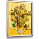 LEGO® Art 31215 - Vincent van Gogh: Napraforgók 2615 elemű építőkocka készlet, melyből 54 x 41 x 5 cm 3 dimeziós fali kép készíthető
