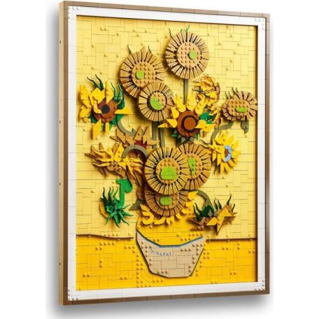 LEGO® Art 31215 - Vincent van Gogh: Napraforgók 2615 elemű építőkocka készlet, melyből 54 x 41 x 5 cm 3 dimeziós fali kép készíthető