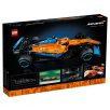   LEGO® Technic 42141 F1 McLaren Formula 1 versenyautó 13 x 65 x 27 cm 2022-es modell,  6-hengeres V-motorral, mozgó dugattyúkkal, kormányzással, felfüggesztéssel és differenciálművel, 1434 elemből