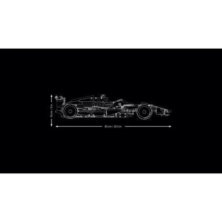 LEGO® Technic 42141 F1 McLaren Formula 1 versenyautó 13 x 65 x 27 cm 2022-es modell,  6-hengeres V-motorral, mozgó dugattyúkkal, kormányzással, felfüggesztéssel és differenciálművel, 1434 elemből