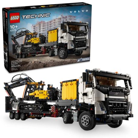 LEGO® Technic 42175 Volvo FMX teherautó és EC230 elektromos markoló, 68 x 13 x 8 cm 2274 elemű építőkocka készlet