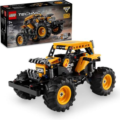 LEGO® Technic 42199 - Pull Back Monster Jam 218 részes, hátrahúzós DIGatron LEGO autó (6526804) 