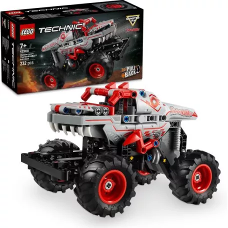 LEGO® Technic 42200 - Pull Back Monster Jam, 232 részes, hátrahúzós ThunderROARus LEGO autó (6526806) 