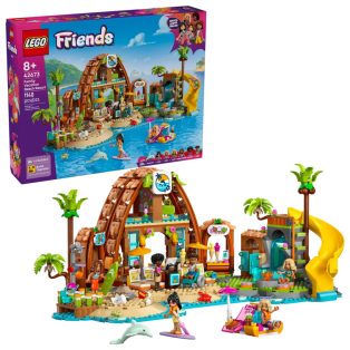   LEGO® Friends 42673 - Családi vakáció a tengerparti nyaralóban 1140 elemű építőkocka játékkészlet 