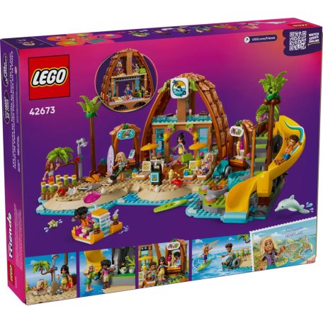 LEGO® Friends 42673 - Családi vakáció a tengerparti nyaralóban 1140 elemű építőkocka játékkészlet 
