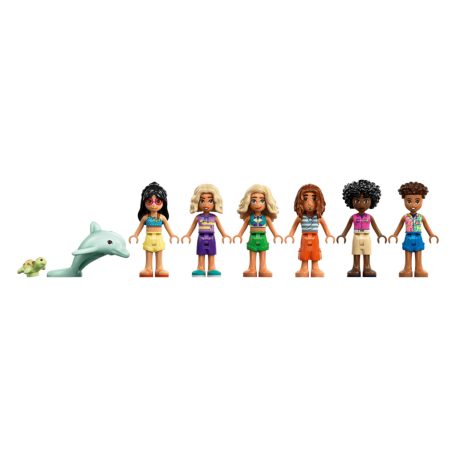 LEGO® Friends 42673 - Családi vakáció a tengerparti nyaralóban 1140 elemű építőkocka játékkészlet 
