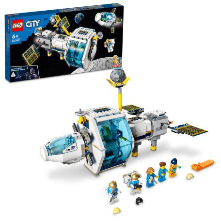 Lego City Space 60349 Űrállomás a Holdon 500 darabos építőkocka készlet (LEGO® 60349)
