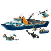   LEGO® City 60368 Sarkkutató hajó 815 elemű 19 x 71 x 17 cm építőkocka készlet helikopter, csónak, tengeralattjáró, vikinghajóroncs, kincsesláda, 7 minifigura, és kardszárnyú delfin kiegészítőkkel