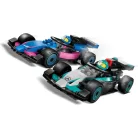 LEGO® City 60444 F1® (Forma 1-es) garázs, Mercedes - AMG és Alpine autók 678 elemű készlet 2 pilótával, 4 szerelő minifigurával