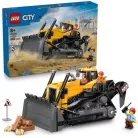 LEGO® City 60466 Sárga Buldózer, 682 darabos készlet,  munkagép sofőrrel és 2 munkás minifigurával 12 x 24 x 13 cm (LEGO City 60466)