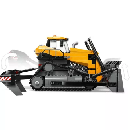 LEGO® City 60466 Sárga Buldózer, 682 darabos készlet,  munkagép sofőrrel és 2 munkás minifigurával 12 x 24 x 13 cm (LEGO City 60466)