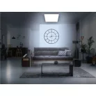 Livarno Home 45 x 45 cm 21.5W 2800 lm 4000K melegfehér / természetes nappali fényű, energiatakáros, keret nélküli LED panel, beltéri LED lámpa 25000 óra élettartammal