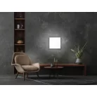 Livarno Home 45 x 45 cm 21.5W 2800 lm 4000K melegfehér / természetes nappali fényű, energiatakáros, keret nélküli LED panel, beltéri LED lámpa 25000 óra élettartammal