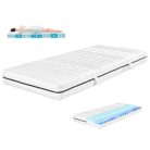 Livarno Home Waves 90 x 200 x 17 cm egyszemélyes 7 zónás komfort matrac, poliuretán komforthab matracmaggal, levehető, mosható poliészter huzattal, H3 keménységi fok