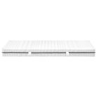 Livarno Home Waves 90 x 200 x 17 cm egyszemélyes 7 zónás komfort matrac, poliuretán komforthab matracmaggal, levehető, mosható poliészter huzattal, H3 keménységi fok