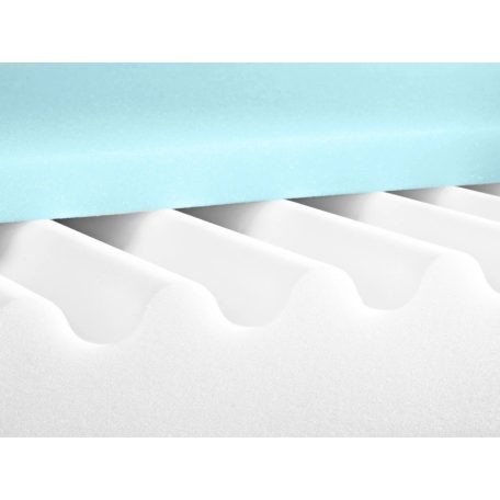 Livarno Home Waves 90 x 200 x 17 cm egyszemélyes 7 zónás komfort matrac, poliuretán komforthab matracmaggal, levehető, mosható poliészter huzattal, H3 keménységi fok