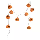 Livarno Home 10 LED Halloween Pumpkin Strings Light 185 cm elemes töklámpás fényfüzér 6 órás időzítővel, 10 db Halloween-i tök motívummal