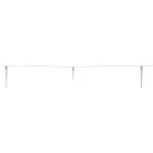 Livarno Home HF 12.6 m hidegfehér jégcsapfüzér, 15 db jégfehér LED olvadó, csepegő jégcsap, 148 db LED-el, futófénnyel 