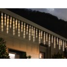 Livarno Home MF 1775 x 32 cm melegfehér LED jégcsapfüzér, 32 db olvadó, csepegő jégcsap 128 db LED-el, futófénnyel 