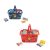 LIDL játék (gyermek) mini (26,5 x 18 x 12,8 cm) megtöltött bevásároló kosár, LIDL márkatermékekkel (üres dobozok)