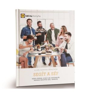   Széll Tamás és sztárvendégei - Segít a séf (LIDL 2018 bontatlan, fóliás szakácskönyv)