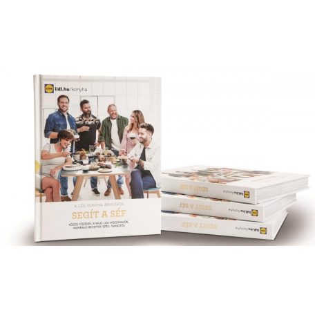 Széll Tamás és sztárvendégei - Segít a séf (LIDL 2018 bontatlan, fóliás szakácskönyv)