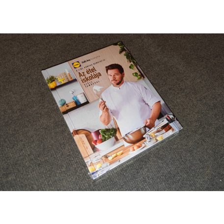 Az étel iskolája - Széll Tamással (LIDL 2021 bontatlan, fóliás szakácskönyv)